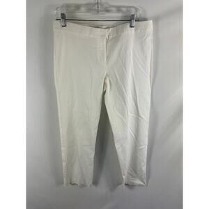 Express Design Studio editor White Crop Dress Pant Size 12